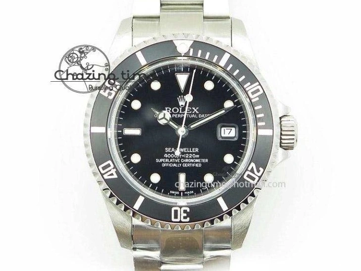 AAA Replica Watches Bracelet SA3135 3010 Black Diam Black Maker 1:1 Dial Bp 116618 Edition V on Ceramic 316L Submariner YG Supportive LN Best 0105